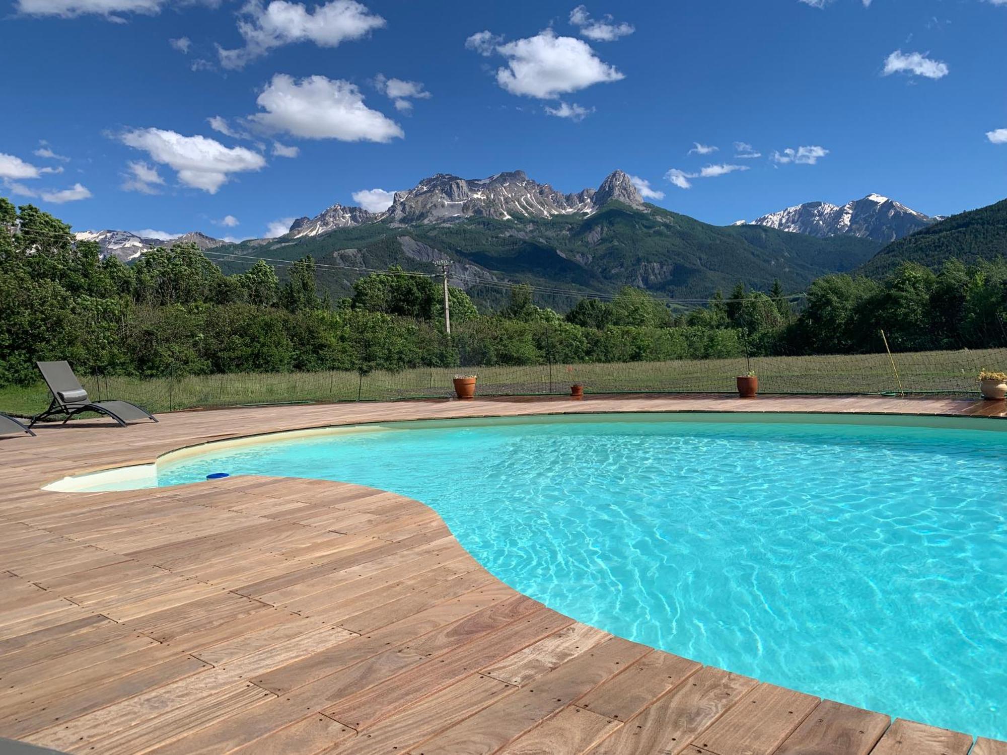 L'Escale En Ubaye Bed & Breakfast Saint-Pons  Exterior foto