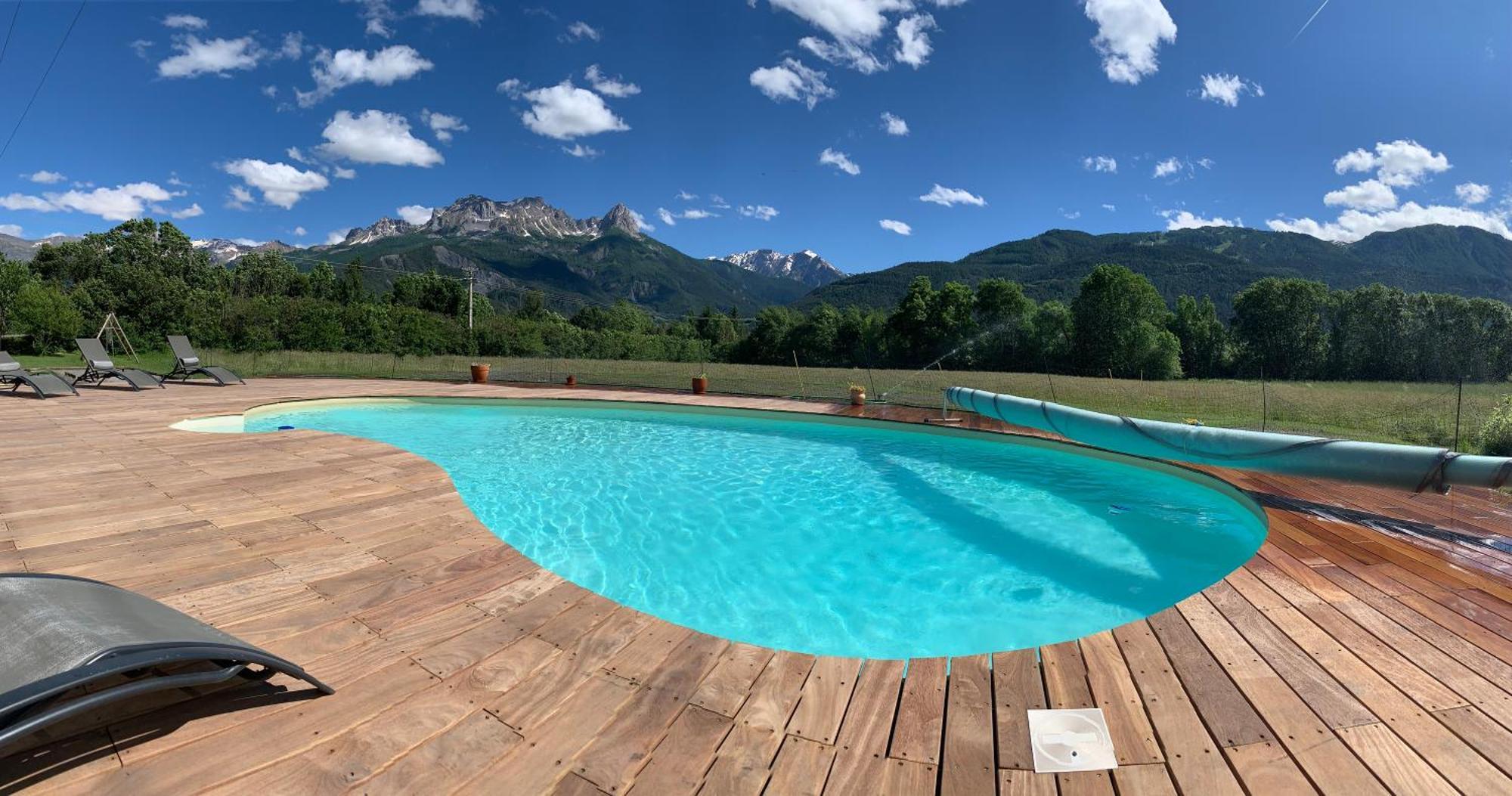 L'Escale En Ubaye Bed & Breakfast Saint-Pons  Exterior foto